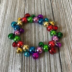 Jingle Bell Elastic Bracelet Women’s Jewelry Holiday Christmas